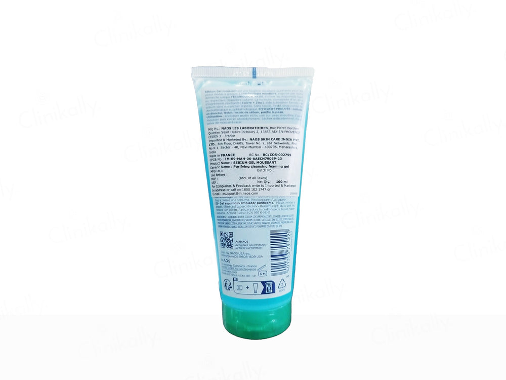 Bioderma Sebium Gel Moussant Purifying Cleansing Foaming Gel test2