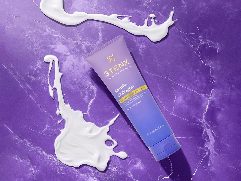 3Tenx Ultimate Revitalize Keratin Collagen Hair Mask For Dry & Brittle Hair