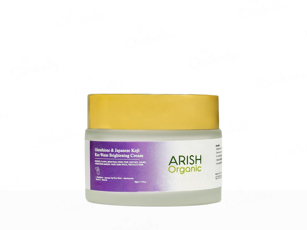 Arish Organic Glutathione & Japanese Koji Rice Water Brightening Cream