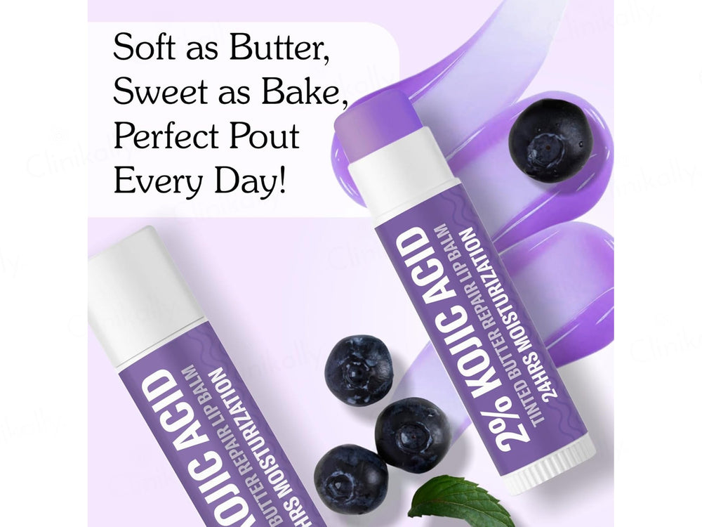 BAKE 2% Kojic Acid Tinted Butter Brightening Lip Balm