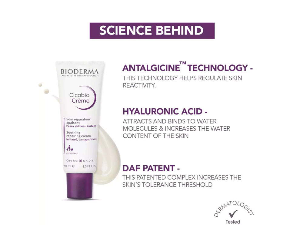 Bioderma Cicabio Soothing Repairing Cream