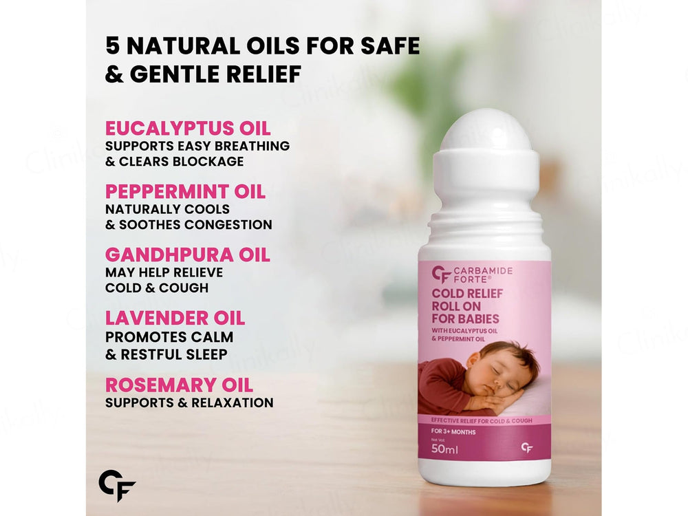 Carbamide Forte Cold Relief Roll-On For 3+ Months Babies