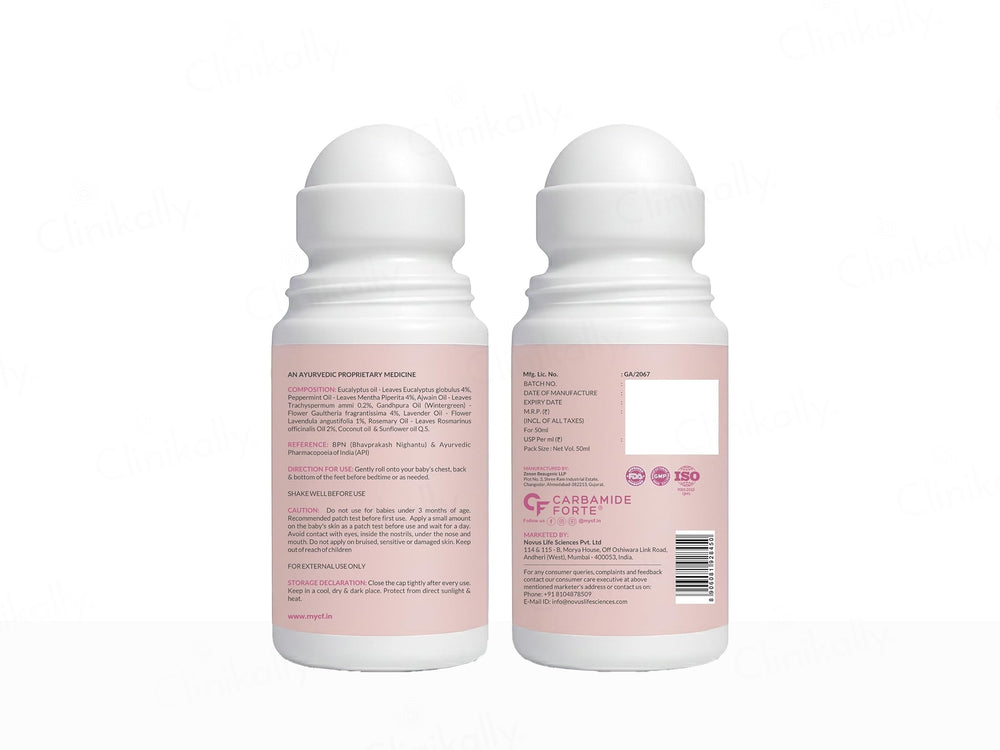 Carbamide Forte Cold Relief Roll-On For 3+ Months Babies