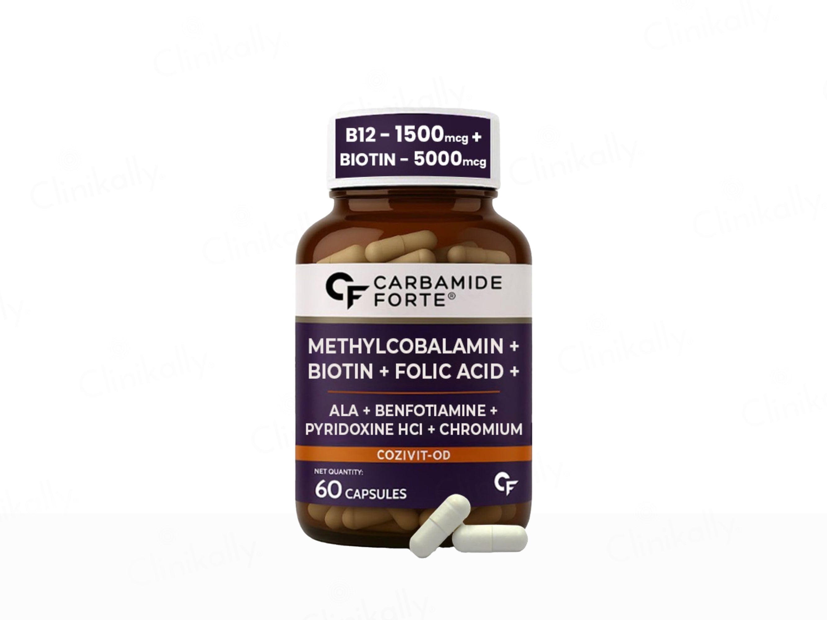 Carbamide Forte Methylcobalamin + Biotin + Alpha Lipoic Acid + Folic Acid Capsule