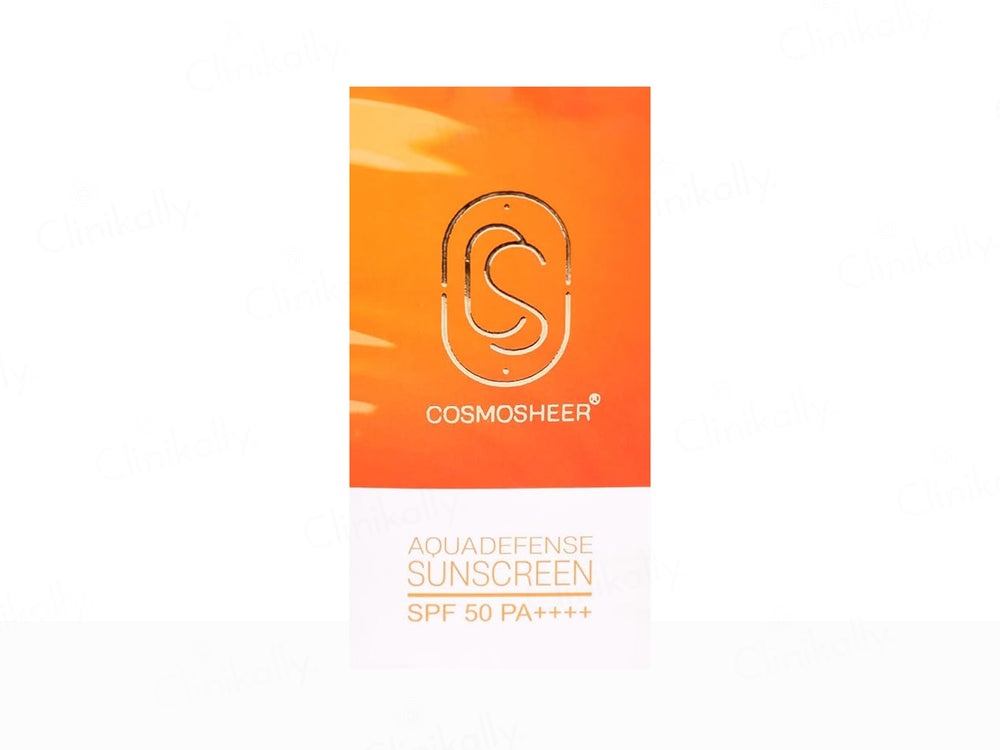 Cosmosheer Aquadefense Fusion Water Sunscreen SPF 50 PA++++