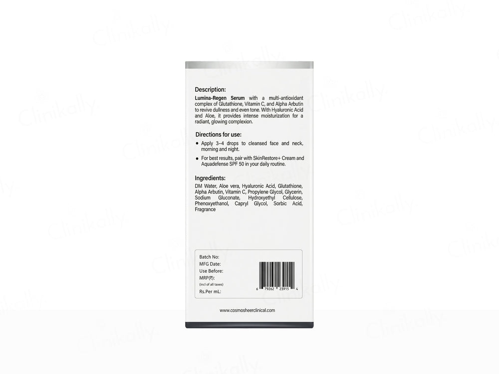 Cosmosheer Clinical Lumina-Regen Serum