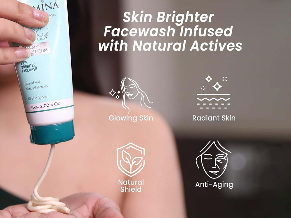 Dermina Creamy Vitamin C Skin Brightening Facewash