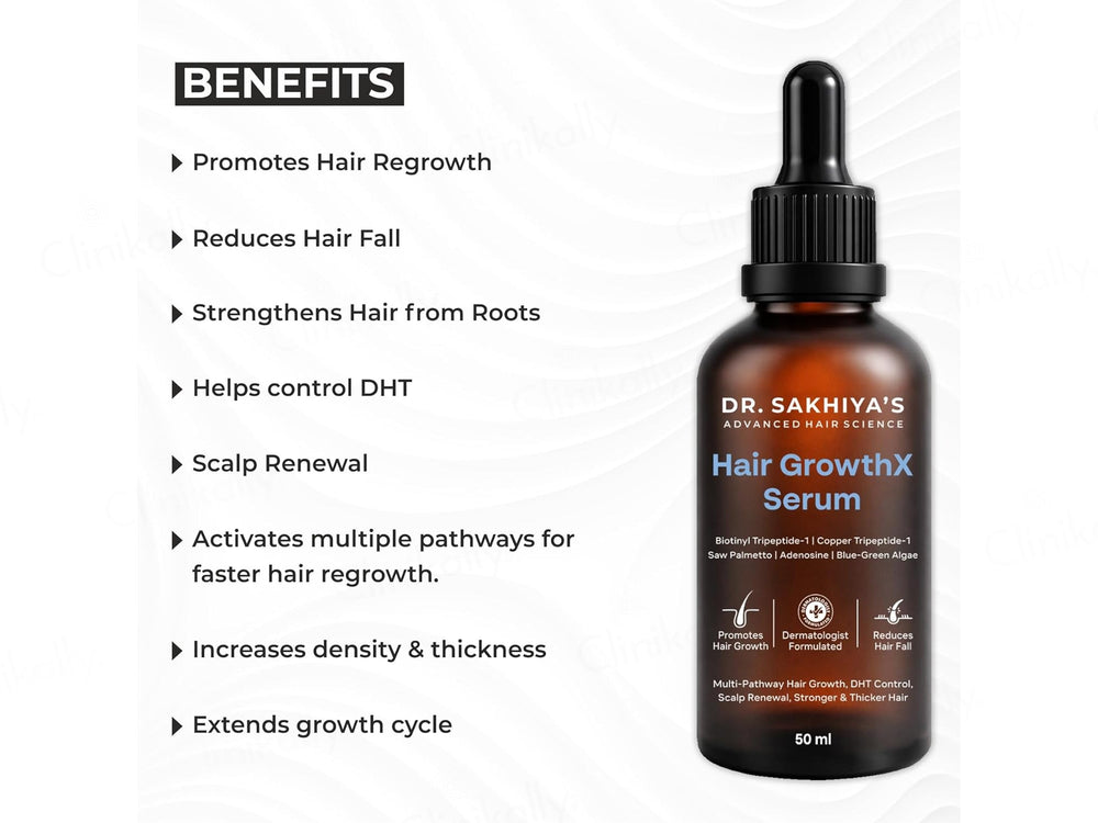 Dr. Sakhiya’s Hair GrowthX Serum