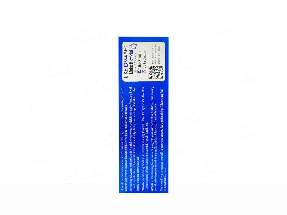 DWash Moisturising Facial Wash For Dry Skin