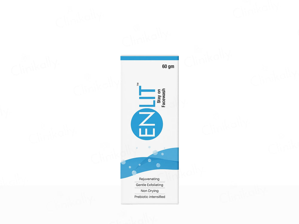 Enlit Stay On Rejuvenating & Gentle Exfoliating Face Wash