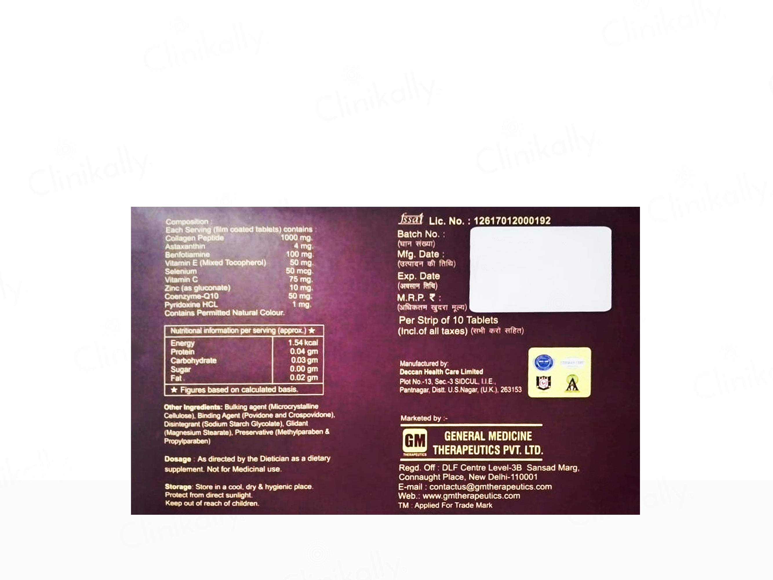 GM Age Defy Tablet