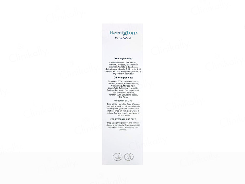Harriglow Skin Whitening Oil Free Creamy Face Wash