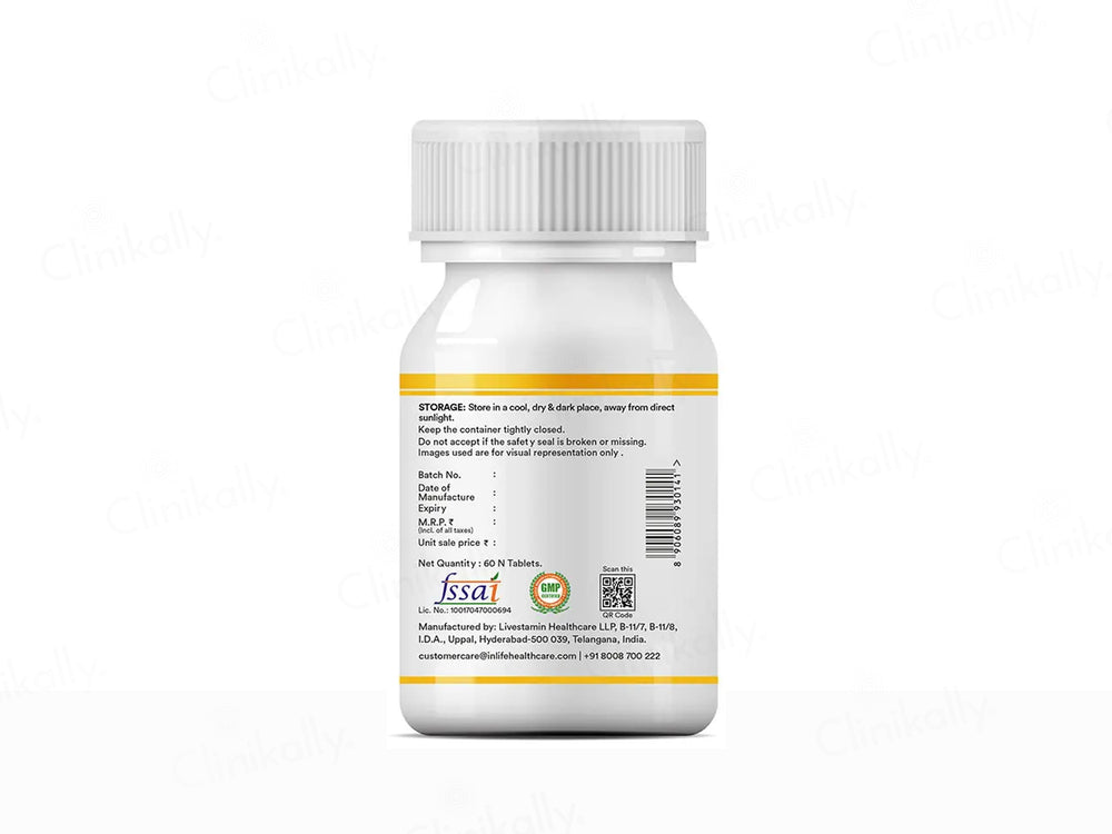 Inlife Glucosamine With MSM, Calcium & Vitamin D3 Nutraceutical Tablet