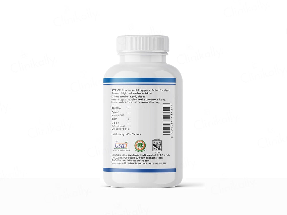 Inlife High Strength Magnesium Complex 5x 2000mg Health Supplement Veg Tablet