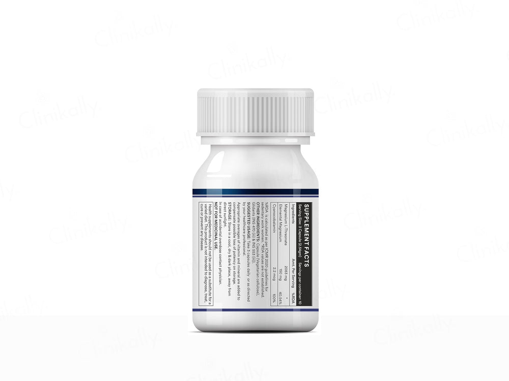 Inlife Magnesium L-Threonate Health Supplement Vegetarian Capsule