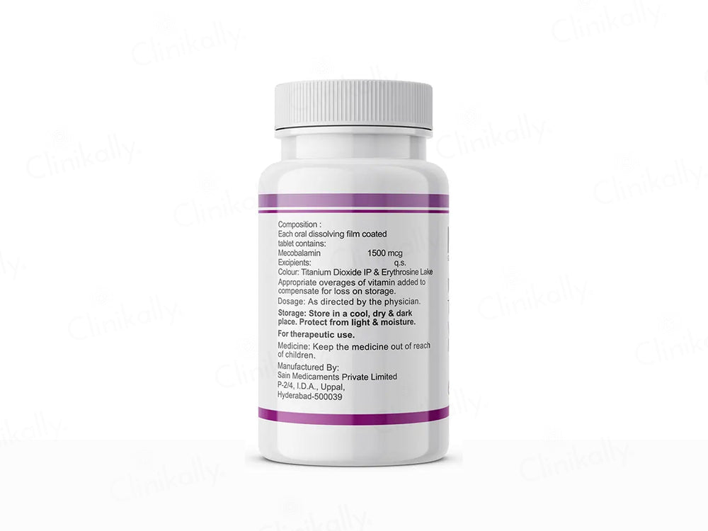 Inlife Nurospan-1500 Vitamin B12 (Methylcobalamin 1500mcg) Tablet