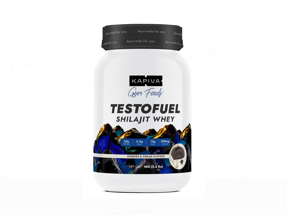 Kapiva Testofuel Shilajit Whey Protein Powder