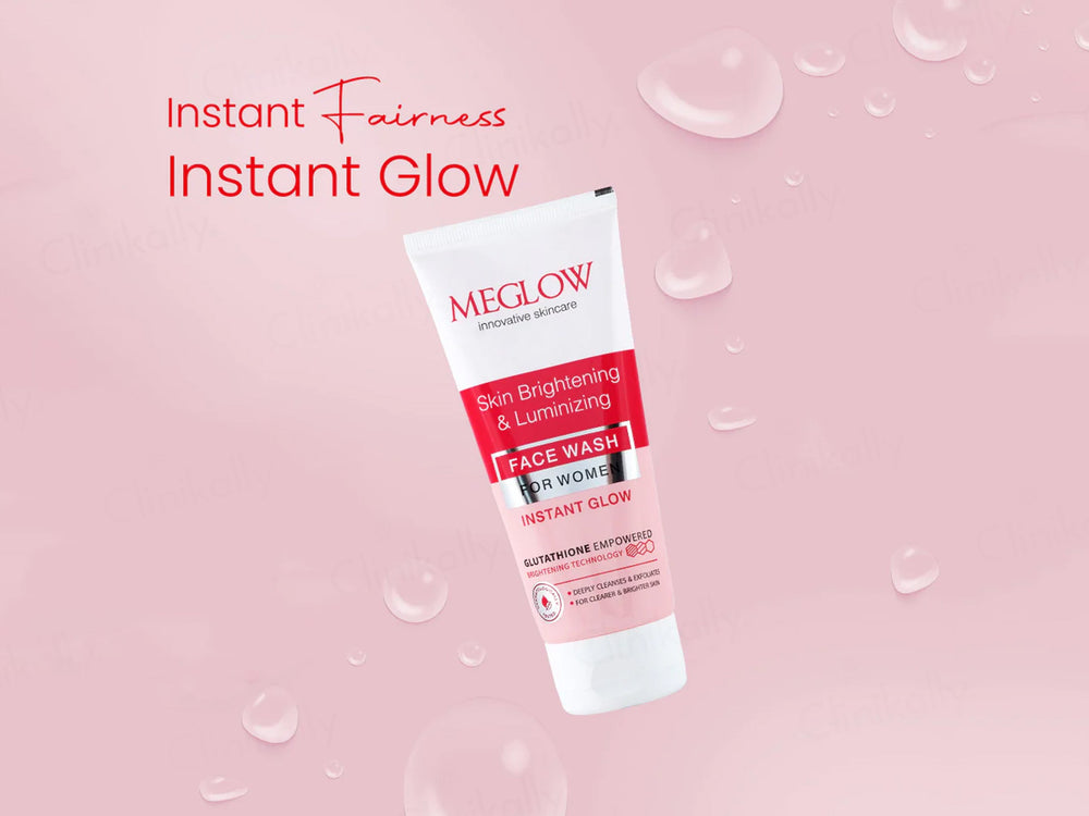 Meglow Instant Glow Skin Brightening & Luminizing Face Wash For Women