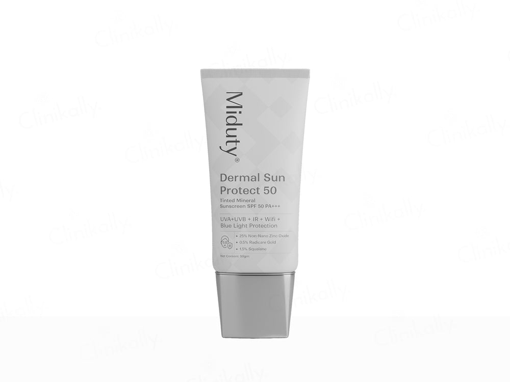 Miduty Dermal Sun Protect 50 Tinted Mineral Sunscreen SPF 50 PA+++