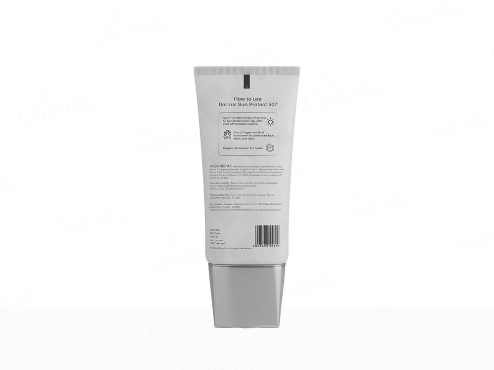Miduty Dermal Sun Protect 50 Tinted Mineral Sunscreen SPF 50 PA+++