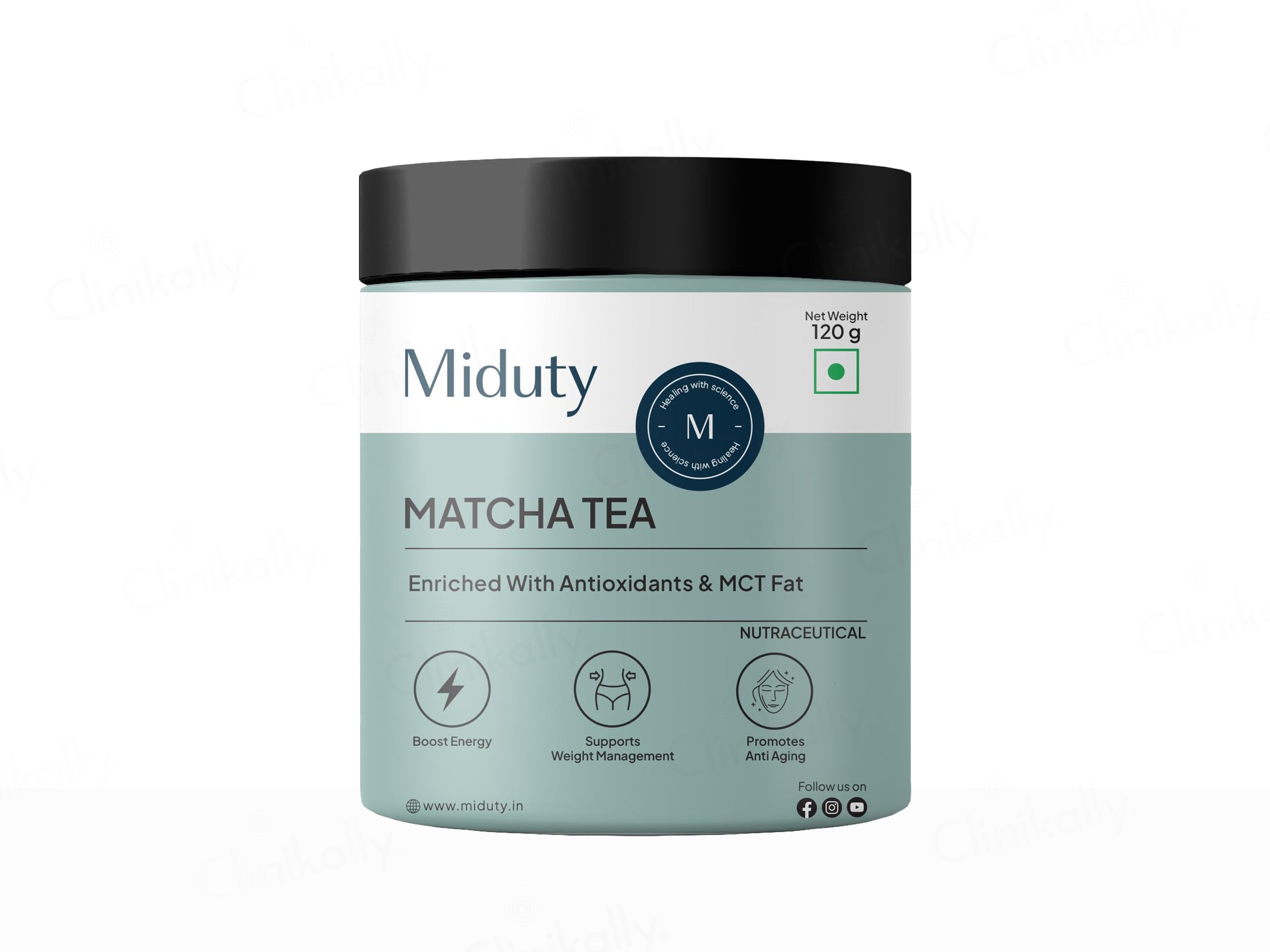 Miduty Matcha Tea Nutraceutical Powder