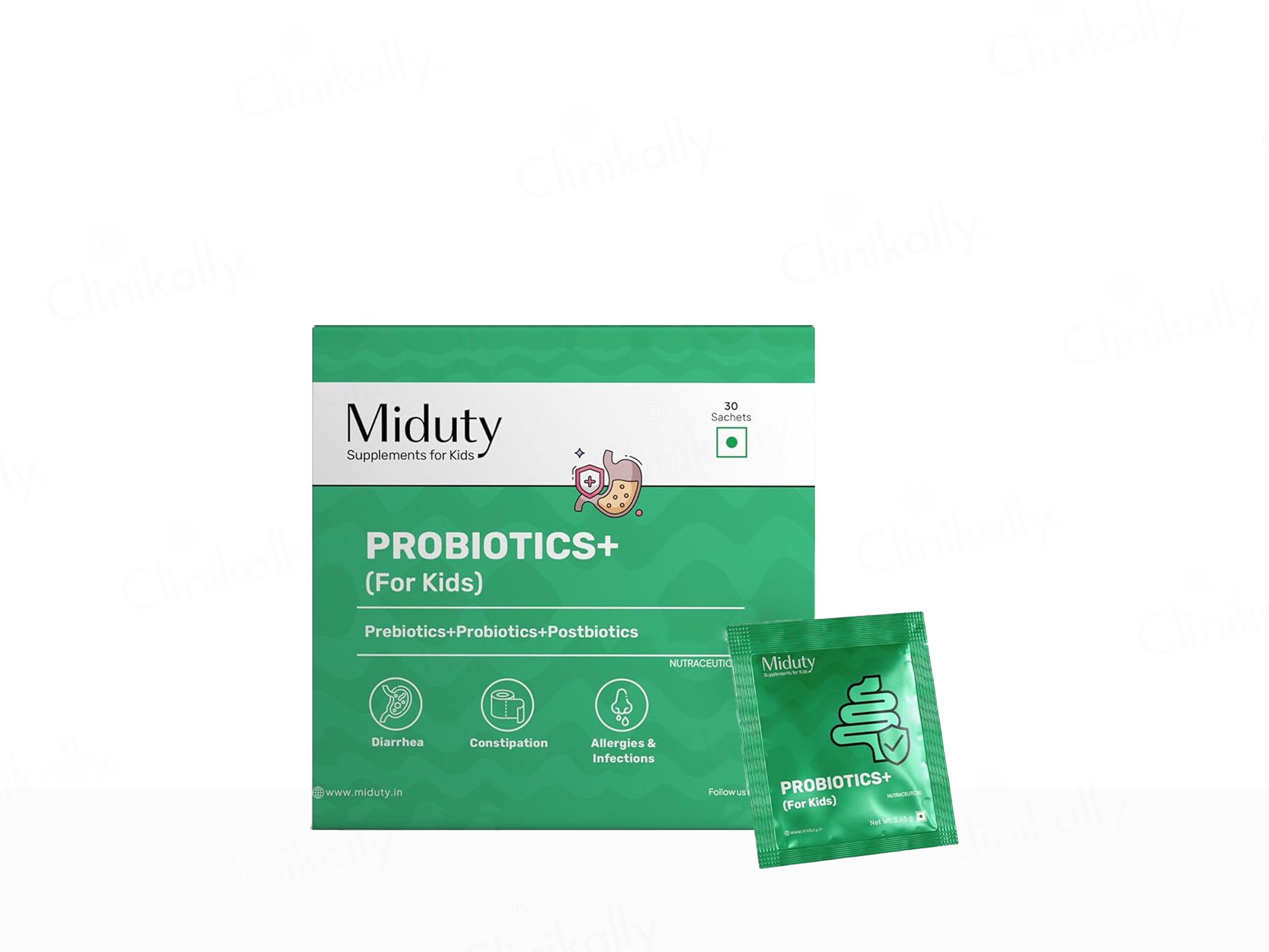 Miduty Probiotics+ Nutaceutical Powder For Kids