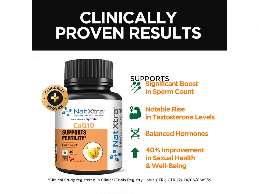 NatXtra CoQ10 Fertility Health Supplement Capsule