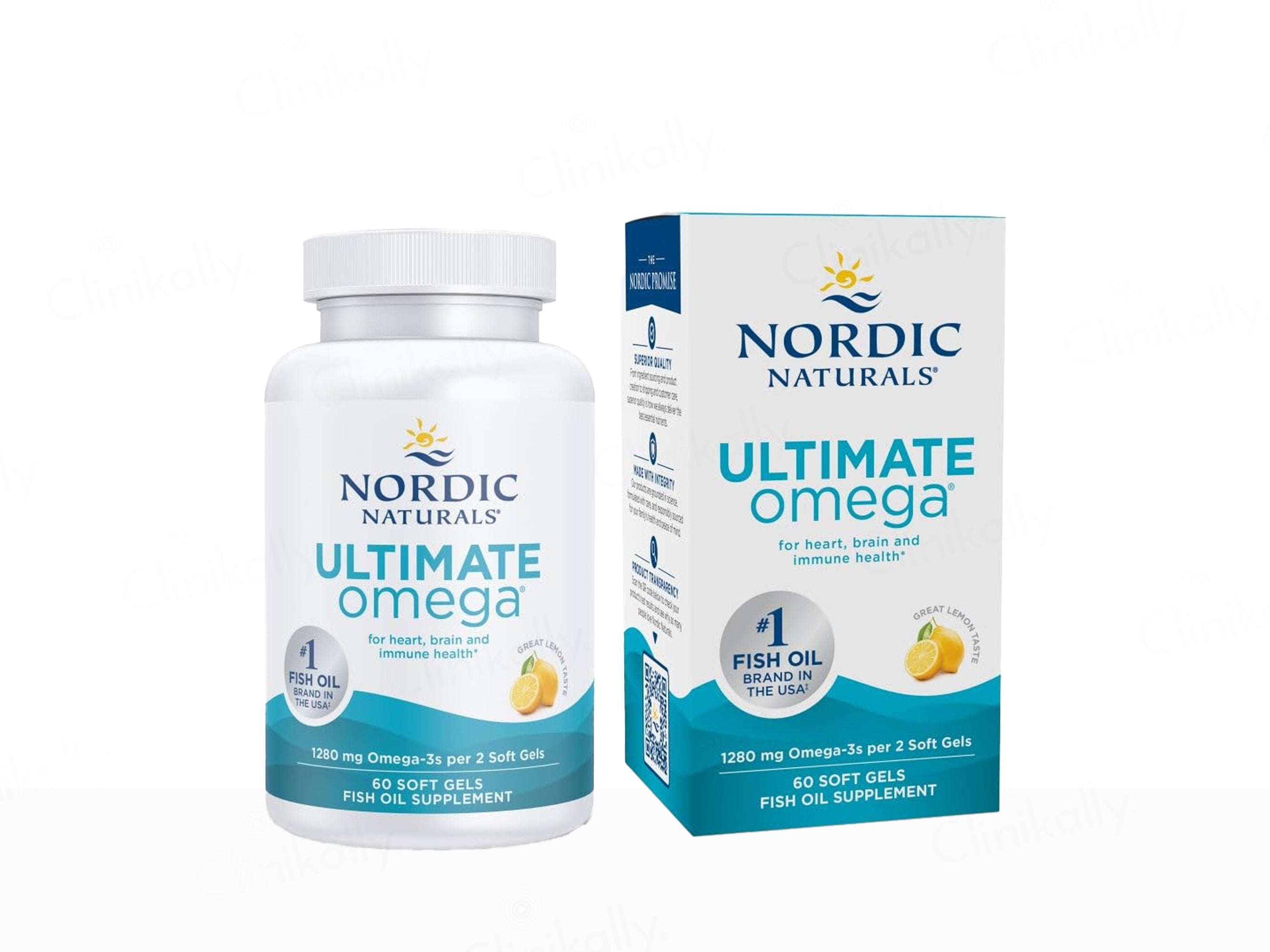 Nordic Naturals Ultimate Omega Fish Oil Supplement Softgel