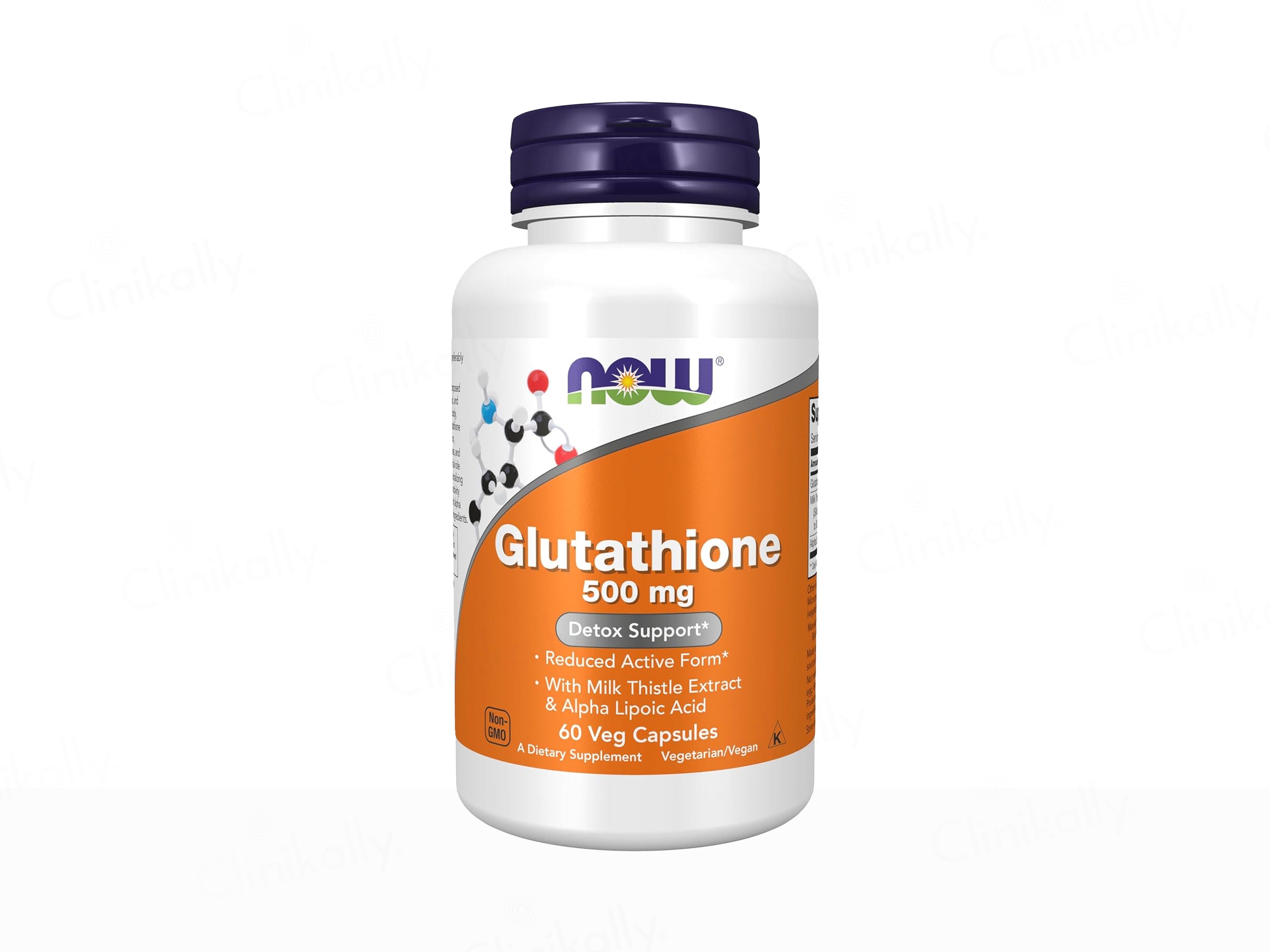 Now Foods Glutathione 500mg Dietary Supplement Veg Capsule