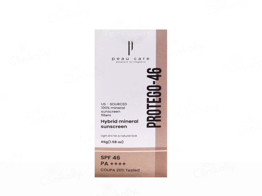 Peau Care Protego-46 Hybrid Mineral Sunscreen SPF 46 PA++++