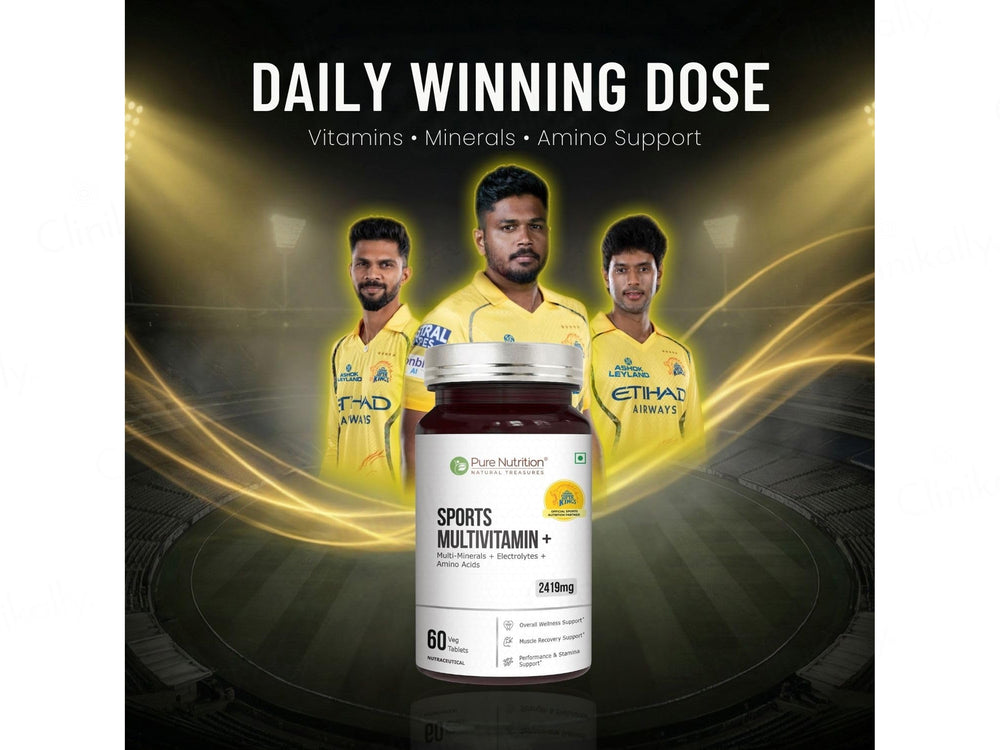 Pure Nutrition Sports Multivitamin+ 2419mg Nutraceutical Veg Tablet