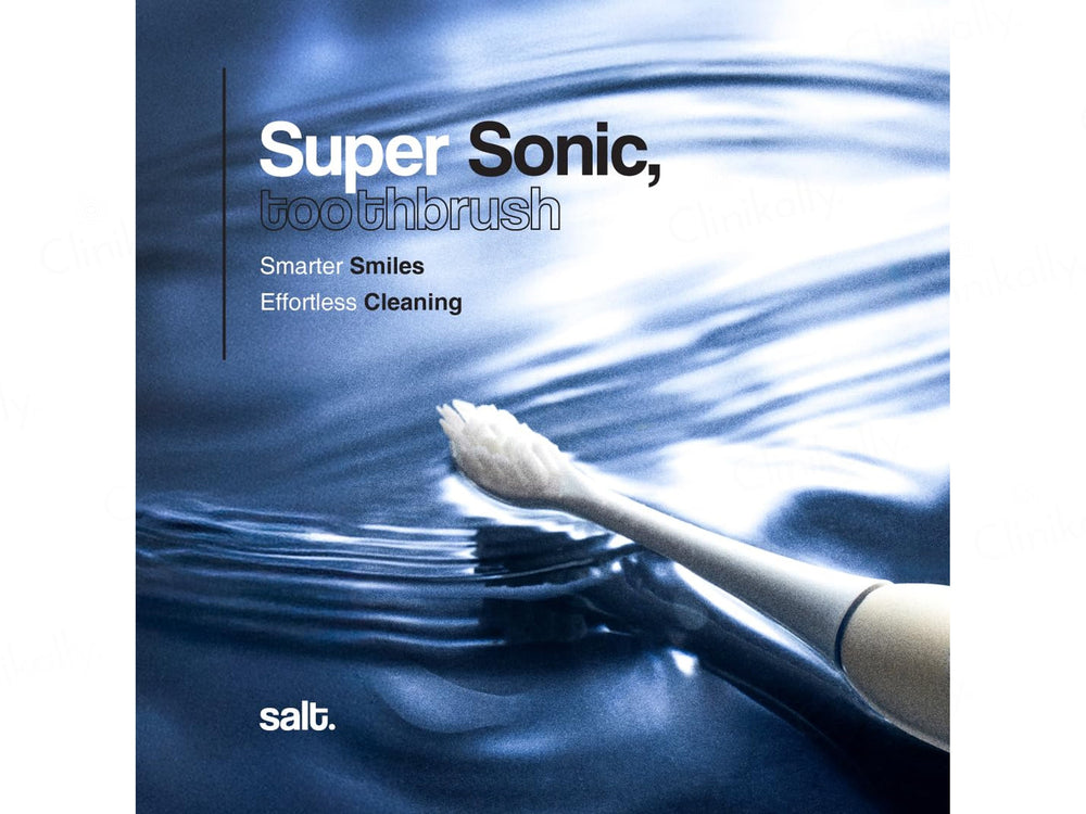 Salt. Halo Super Sonic Electric Toothbrush - Butter Yellow