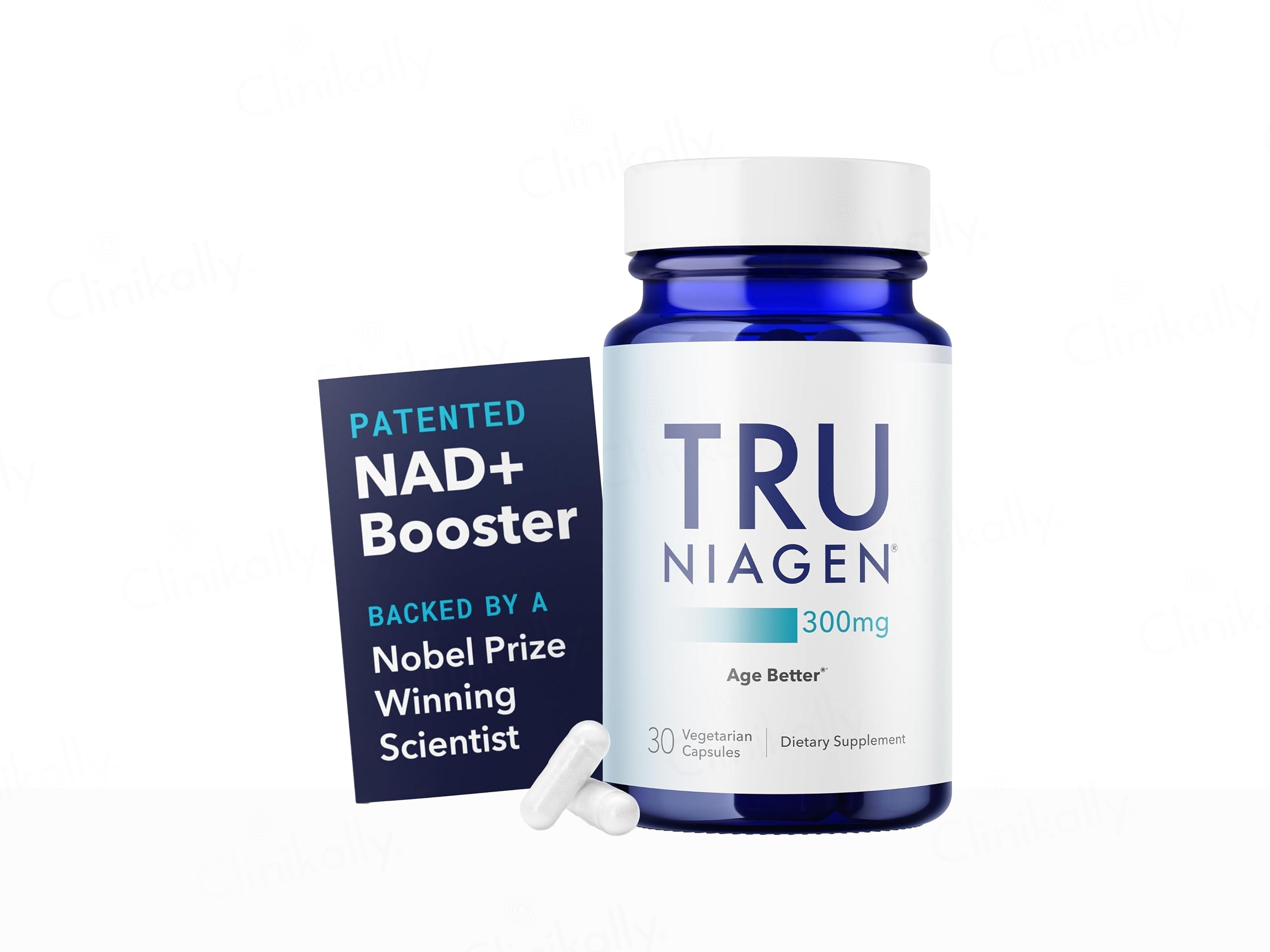 TRU Niagen Age Better Nicotinamide Riboside 300mg Dietary Supplement Veg Capsule