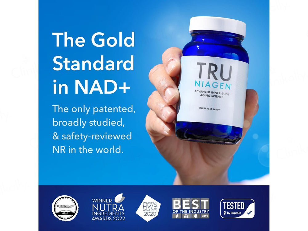 TRU Niagen Age Better Nicotinamide Riboside 300mg Dietary Supplement Veg Capsule