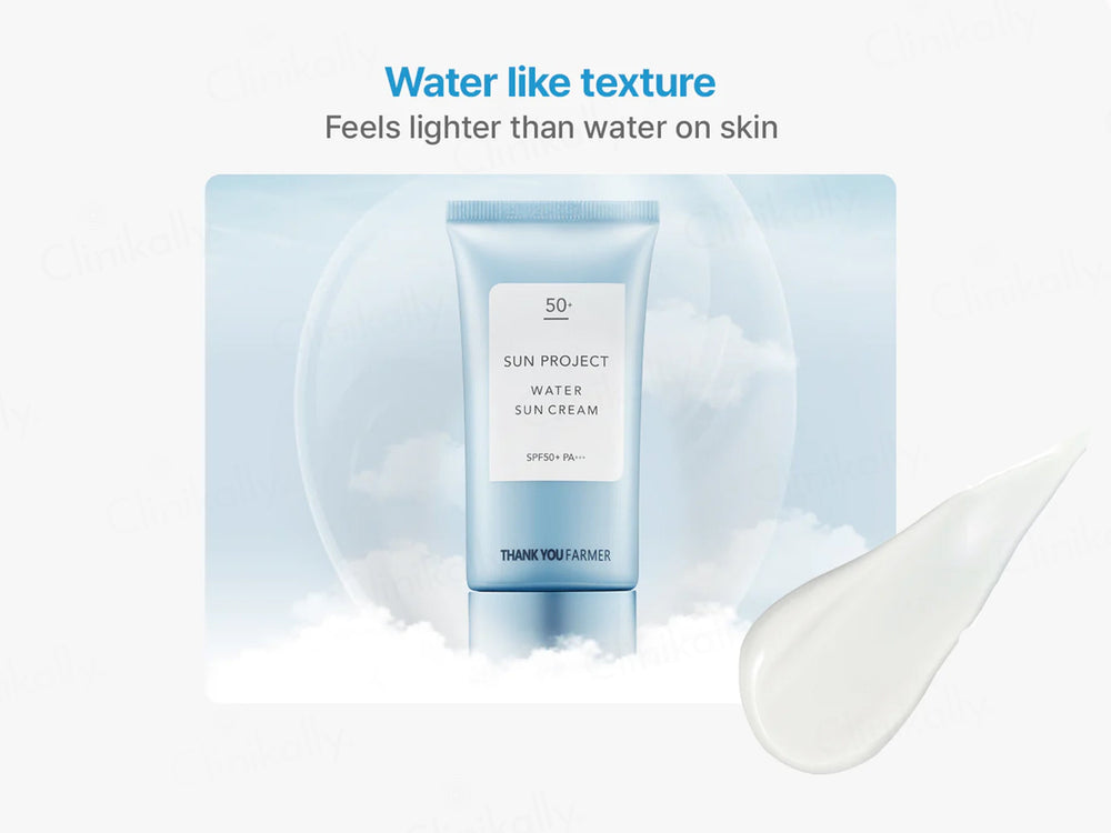 Thank You Farmer Sun Project Water Sun Cream Sunscreen SPF 50+ PA+++