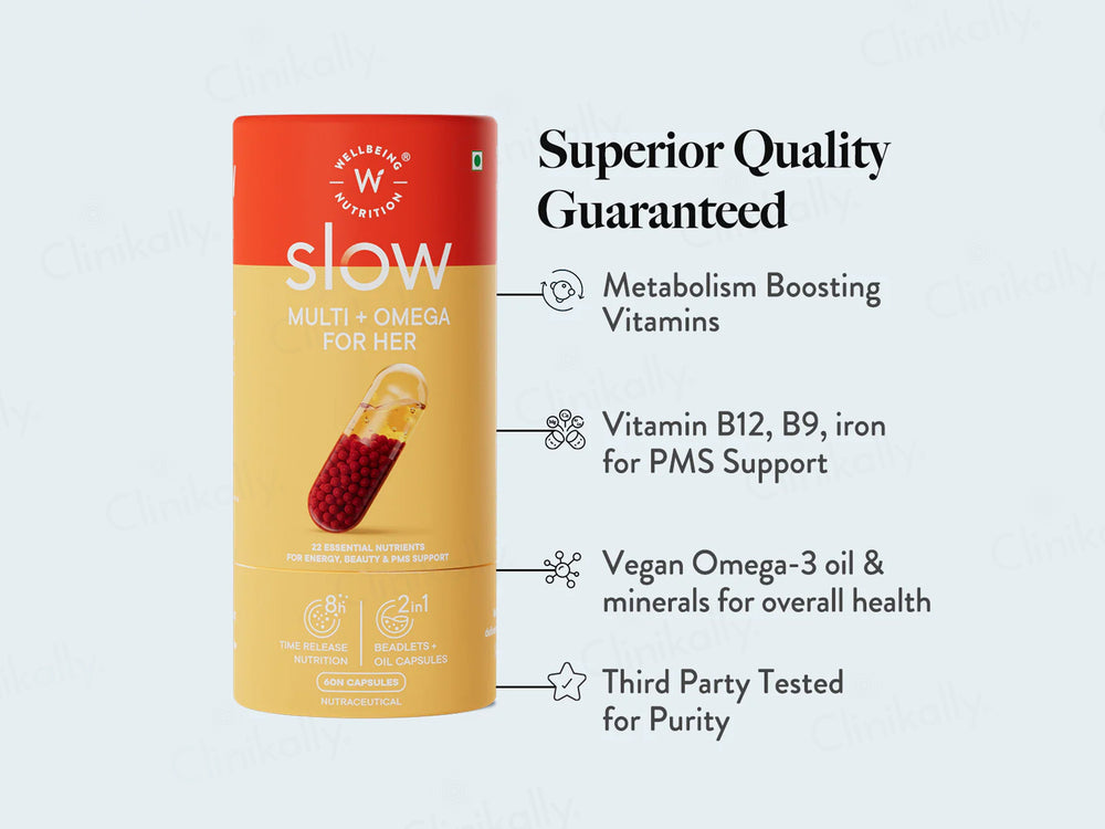 Wellbeing Nutrition Slow Multi + Omega For Her Capsule