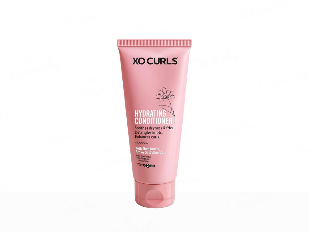 Xo Curls Hydrating Conditioner With Shea Butter, Argan Oil & Aloevera