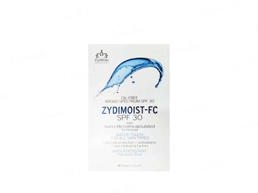 Zydimoist-FC Oil-Free Nano Microencapsulated Water Touch Sunscreen Gel SPF 30