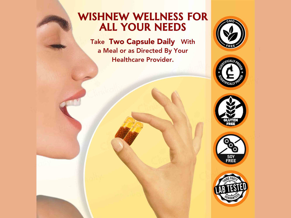 WishNew Wellness Daily Ritual 3X Omega's & CoQ-10 Capsule