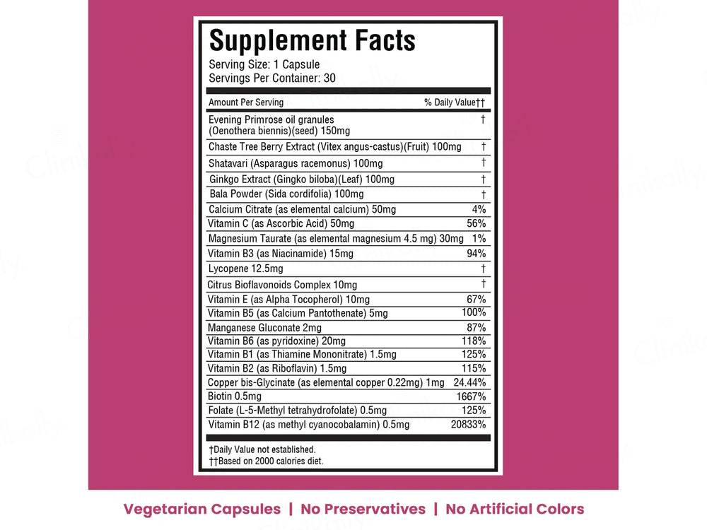 iMeMyself Romacare For Her Dietary Supplement Vegetarian Capsule