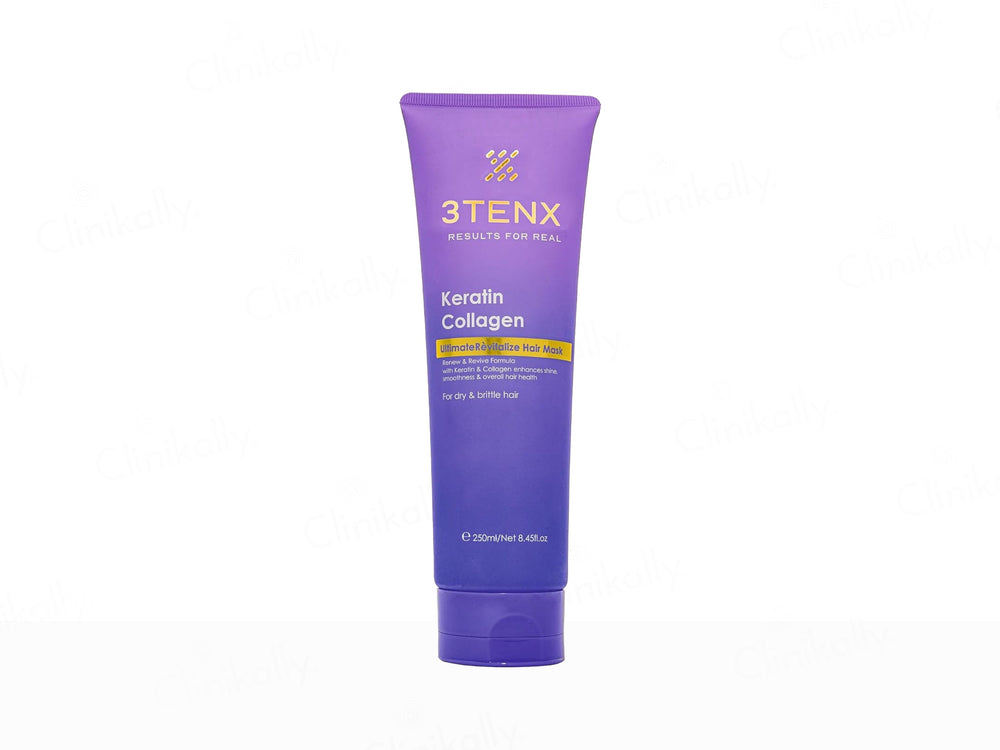 3Tenx Ultimate Revitalize Keratin Collagen Hair Mask For Dry & Brittle Hair
