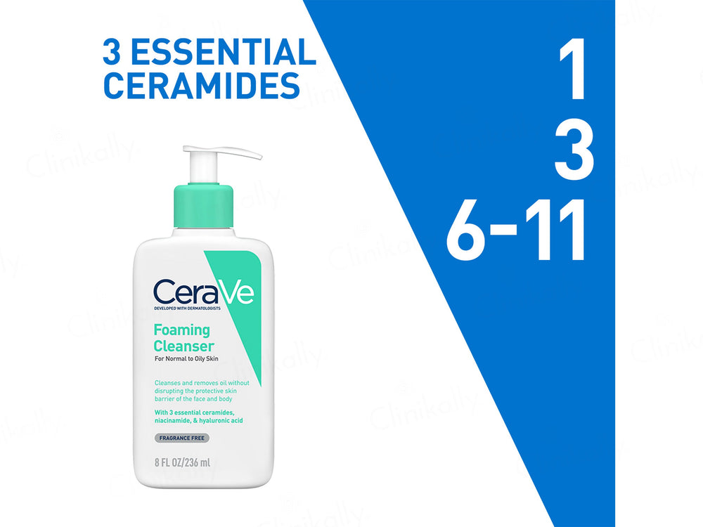 CeraVe Foaming Cleanser for Normal to Oily Skin