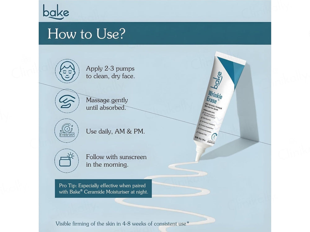 BAKE Wrinkle Erase Anti-Wrinkle, Firming & Skin Barrier Serum