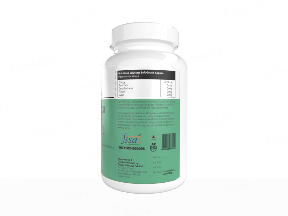 Briyo Mini Fish Oil 450 mg Dietary Supplement Softgel Capsule