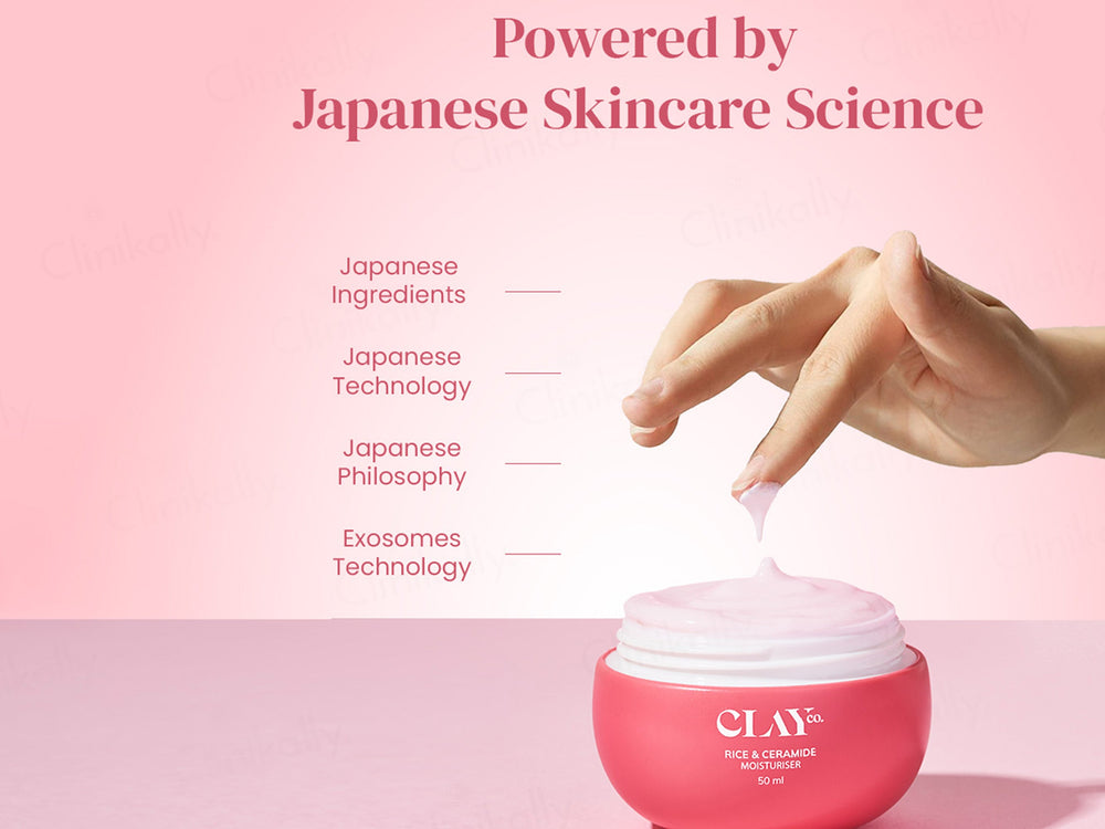 ClayCo Rice & Ceramide Moisturiser With Vitamin B12 & Cica Exosomes