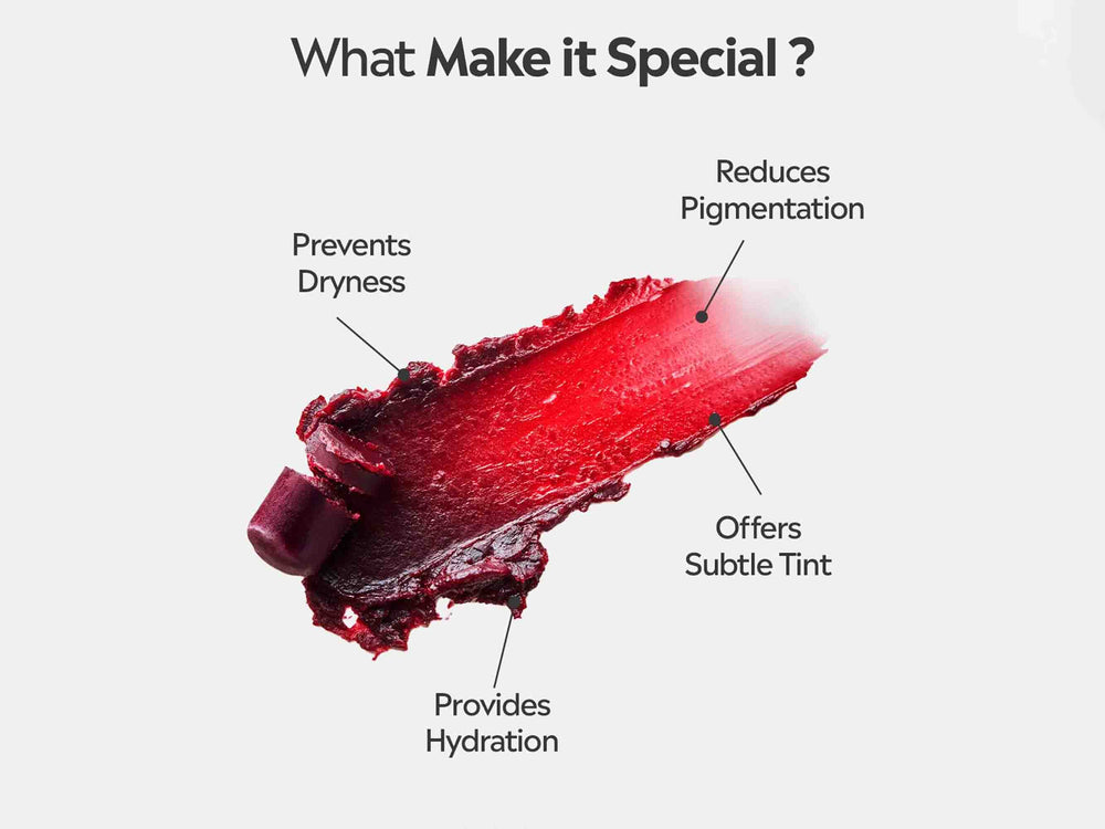 Deyga Beetroot Lip Balm 8Hrs+ Hydration
