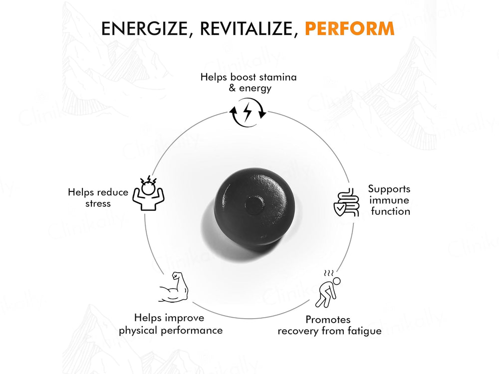 Dr. Morepen Performance Shilajit Sugar Free Gummies - Green Mango Flavour