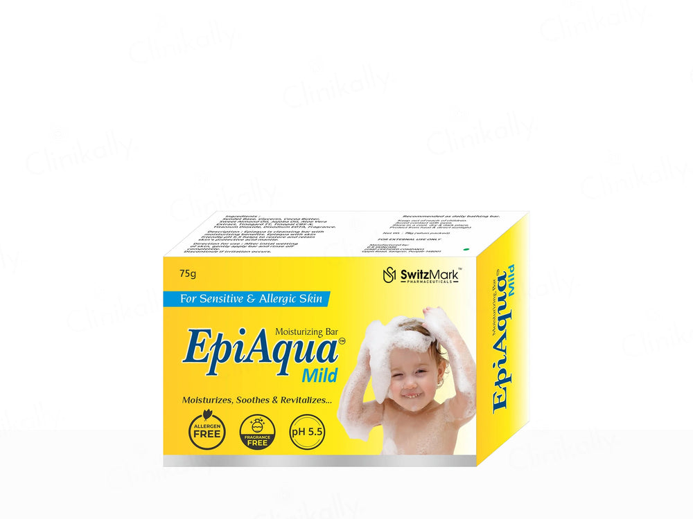 Epiaqua Mild Moisturizing Bar For Sensitive & Allergic Skin