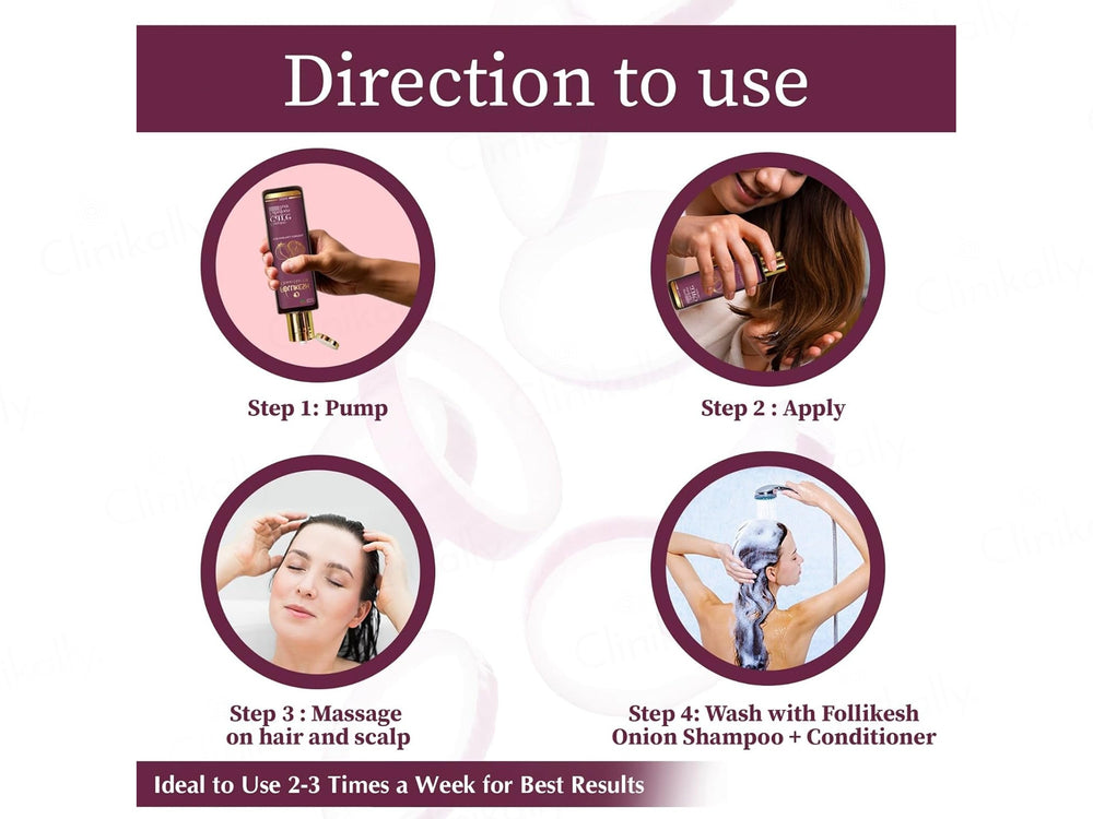 Follikesh Onion Hair Fall Control Shampoo With Conditioner