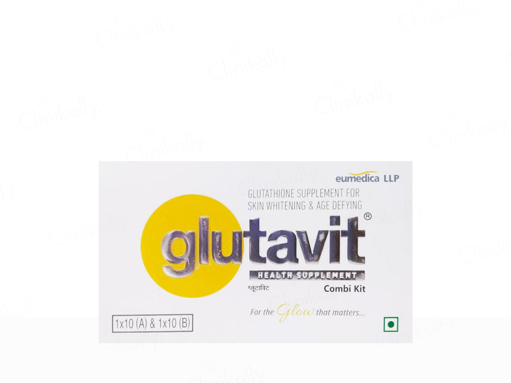 Glutavit Skin Whitening & Age Defying Health Supplement Combo Kit